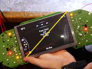 Repair Instrument Clusters Dash Boards Repairs: Jeep Instrument cluster Replacement LCD display