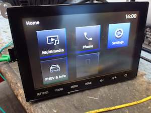 Repair Radios Climate Control Clock: Mitsubishi Outlander Radio / Infotainment touch Screen repair 2020 -