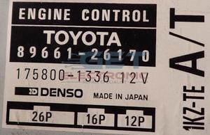 Repair Engine Ecu Injection Pumps: 1KZ 89661-26170