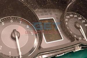 Repair Instrument Clusters Dash Boards Repairs: Lancer 2008 Instrument cluster   LCD Marks - Damaged Display