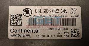 Golf Mk 6  / Skoda Rapid Engine control unit  - Repair - Injector short
