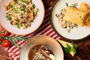 Care Boxes: Dinner and dessert box