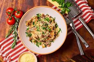 New Items: Pulled pork and fennel pappardelle