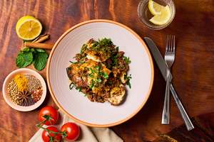 Main Dishes: Lamb moussaka