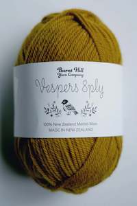Burnt Hill Yarn Company - Vespers 8-Ply - Golden Ochre