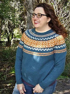 Amikihia Knits - Autumn Flowers Sweater