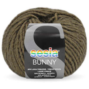 Yarn Sale: Sesia - Bunny Chunky Yarn - Olive Green 8008