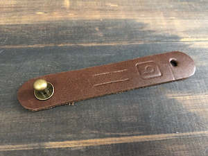 Bomod Leather Cable Tidy: Bomod - Leather Cable Tidy - Chocolate