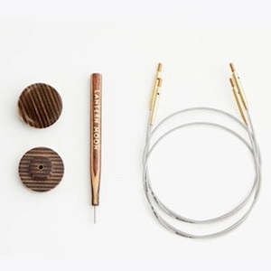 Lantern Moon Needles: Swivel Cables - 40 cm - Lantern Moon - 2 pack