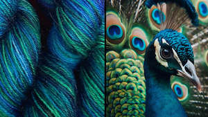 Ad Maiora Mohair: Ad Maiora - Mohair Yarn - Peacock
