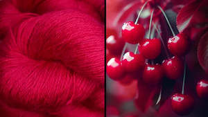 Ad Maiora - Mohair Yarn - Cherry Red