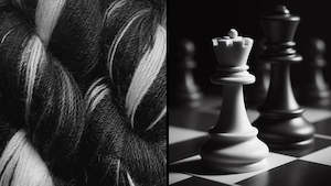 Ad Maiora - Mohair Yarn - Check Mate