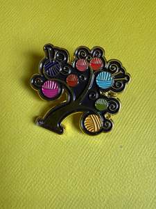 All: Enamel Pin - Yarn Tree