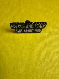 All: Enamel Pin - "My dog and I”