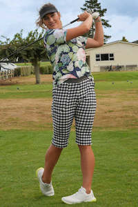 Annah Stretton: Kaye Capri - Navy Check