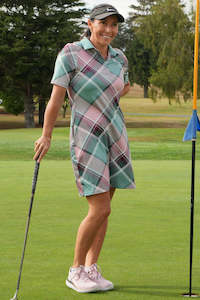 Annah Stretton: Lydia Dress - Pink Plaid