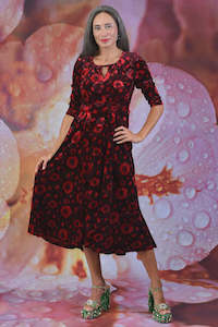 Gina Jude Dress - Red Velvet