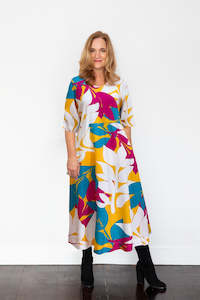 Sale: Dallas Dress - Neon