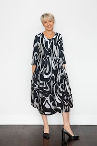 Bittermoon: Bittermoon Chloe Dress - Black & White