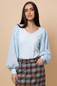 Frances Top - Blue