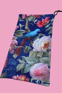 Get It On: Drawstring Glasses Case - Forest of Birds