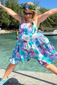 Dancing Queen Dress - Painted Waterlily