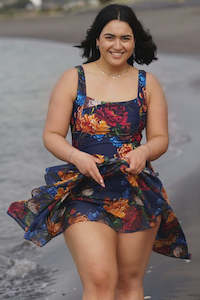 Swimwear: AS - Swim Scarf Wrap - Florini Blue