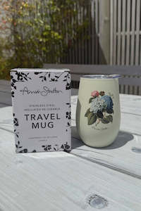 Homewares: Insulated Travel Mug - Hydrangea