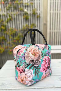 Bags: Cosmetic Insulated Travel Bag - Whispers of Spring