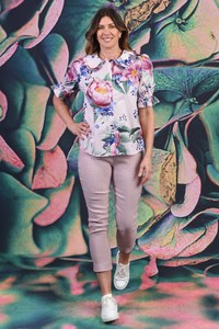 Annah Stretton Orbit Jazz Pant - Pink Check