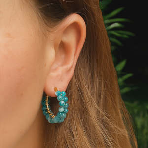 Fabuleux Vous 1: Steel Me - Ocean Earrings