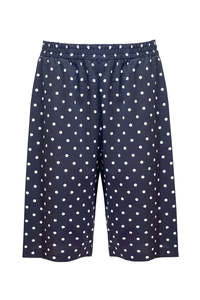 Bittermoon  Linen/Cotton Short -Black/White Spot
