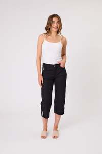 Lily 3/4 Pant - Silver