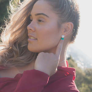 Fabuleux Vous 1: The Heart Series Captured Stud Earrings.