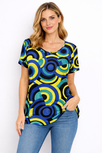 Bittermoon Scoop Hem Top - Trinidad