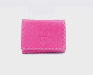 Second Nature Leather: Leather Card/Cash Tri-fold Wallet