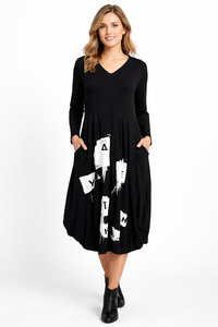 Bittermoon: Bittermoon Carly Dress -Limited Edition - Alphabet