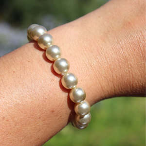 Fabuleux Vous 1: Perle -Champagne Pearl Stretchy Bracelet