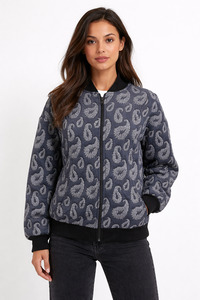 Bittermoon: Bittermoon Explorer Bomber Jacket - Navy