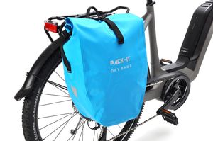 Bags Carriers: Pack-IT Drybag Pannier Blue
