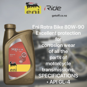 Products: Eni Rotra Bike Gear Oil 80W-90 1 Litre