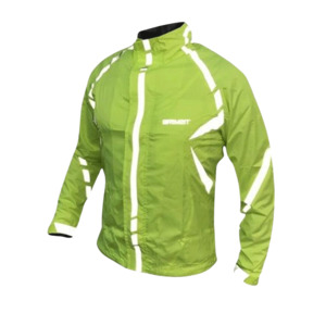 Trail Runner: Brave Commuter Jacket - Waterproof Fluro Lime