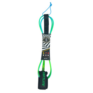 Water Everywhere: Softlite 6ft Surfboard Leash Blue Lagoon