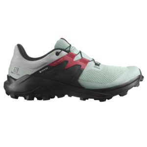 Salomon Sample Sale: Salomon Wildcross 2 Gtx Men's Shoe Wrought Iron Black Biking Red-8.5