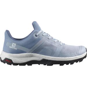 Salomon Sample Sale: Salomon Outline Prism Women's Shoe Zen Blue White Velvet Morning-5.5