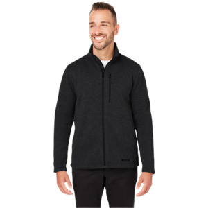 Go Snow: Marmot Dropline Men's Fleece Jacket Black - Size XL