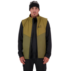Go Snow: Mons Royale Arete Wool Insulation Vest Forest Floor Mens