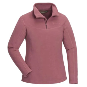 Wander Women: Pinewood Tiveden Women's Fleece Sweater Dark Rose - Large