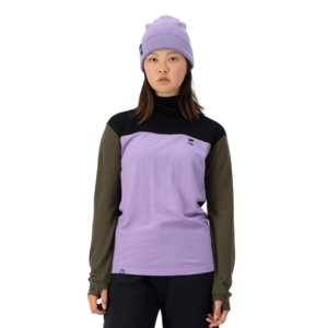Wander Women: Mons Royale Yotei Merino High Neck Women's LS Top