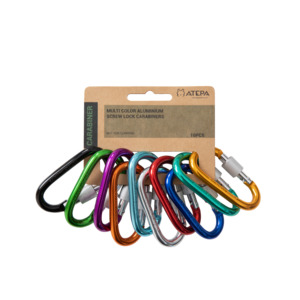 Under 30 Steals: ATEPA Screw Lock Camping Carabiner set of 10
